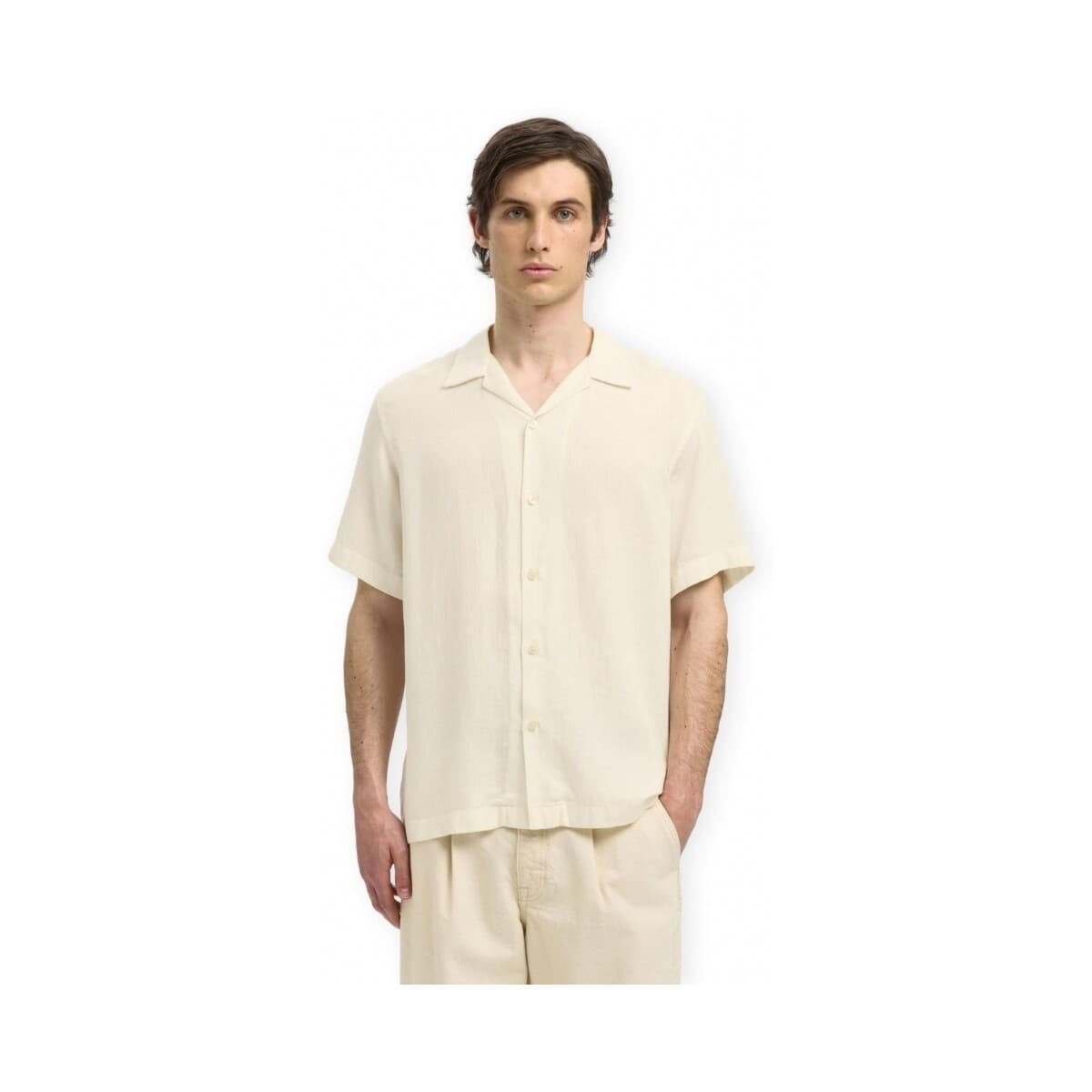 Men's Shirts Selected Beige