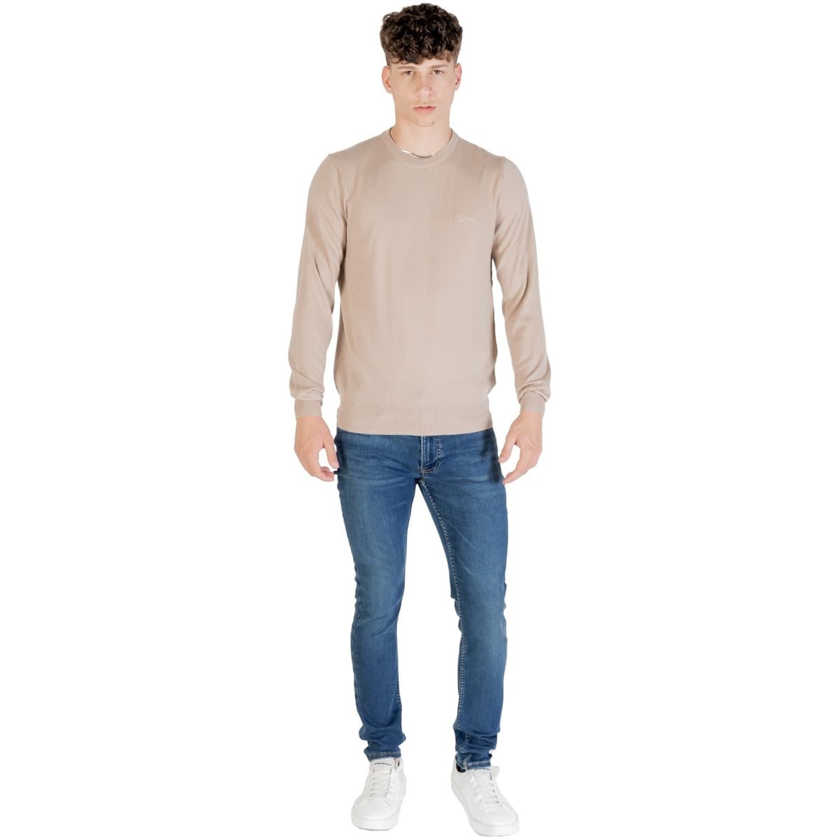 Men's Sweaters Guess Beige