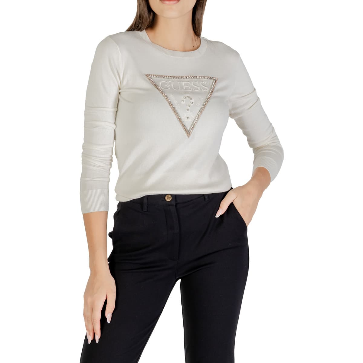 Women's Sweaters Guess White