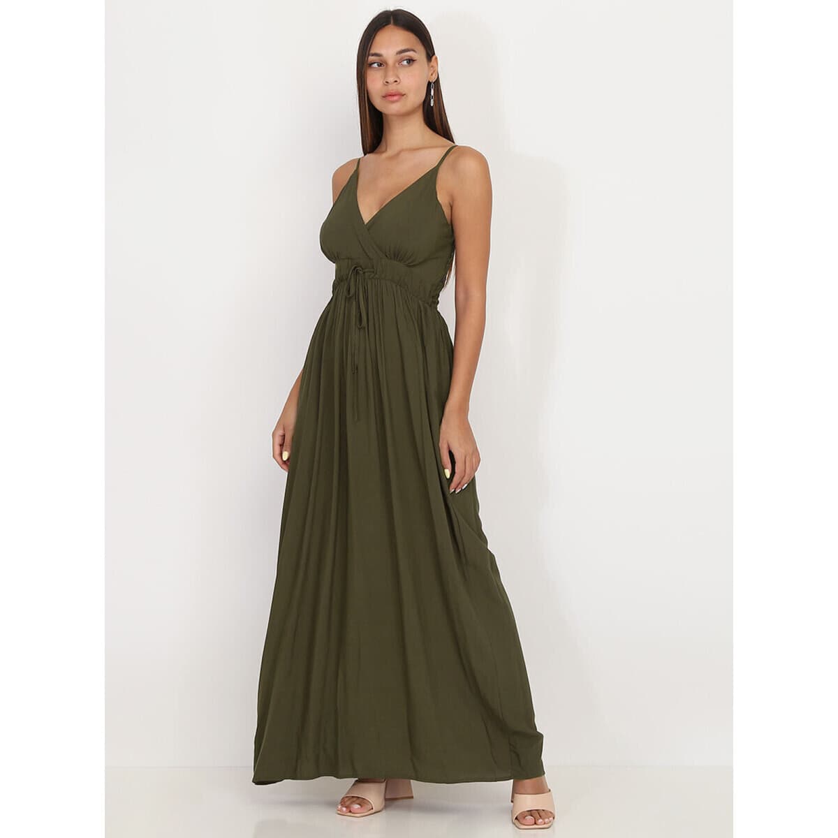 Women's Dresses La Modeuse Khaki