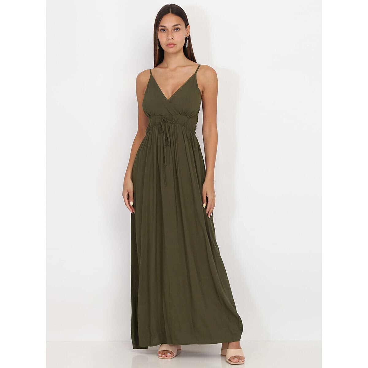 Women's Dresses La Modeuse Khaki