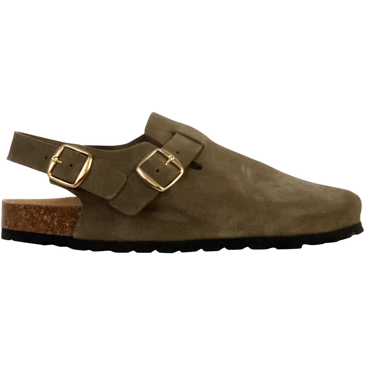 Women's Mules The Divine Factory Khaki