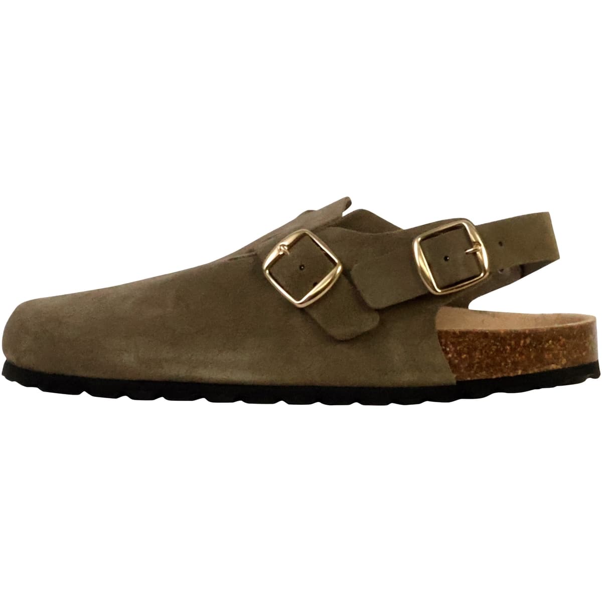 Women's Mules The Divine Factory Khaki