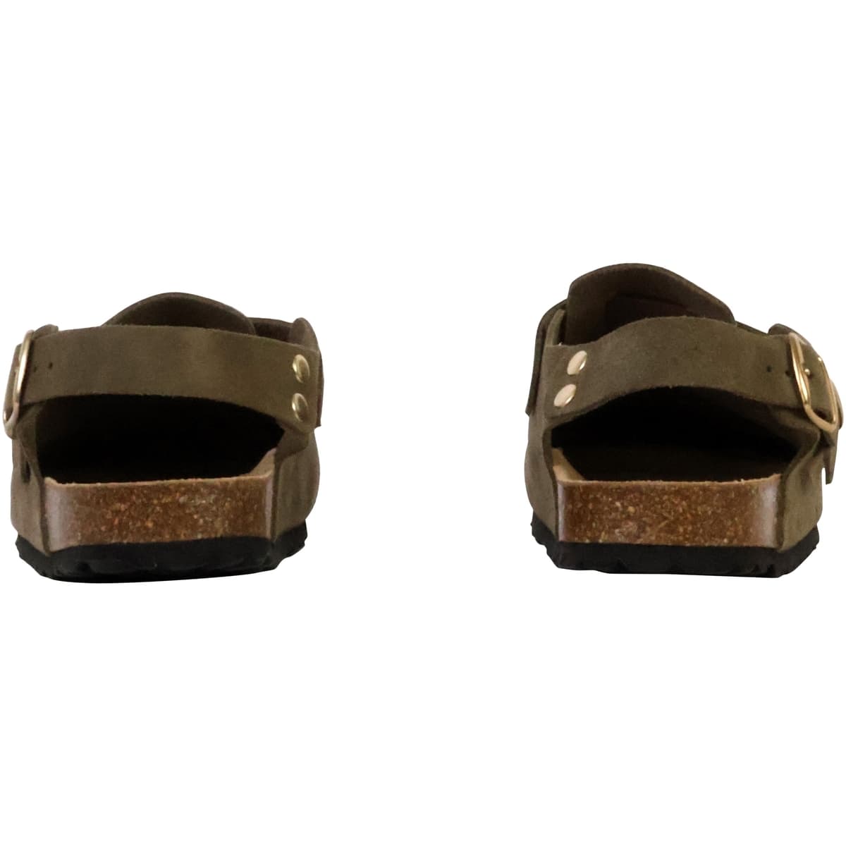 Women's Mules The Divine Factory Khaki