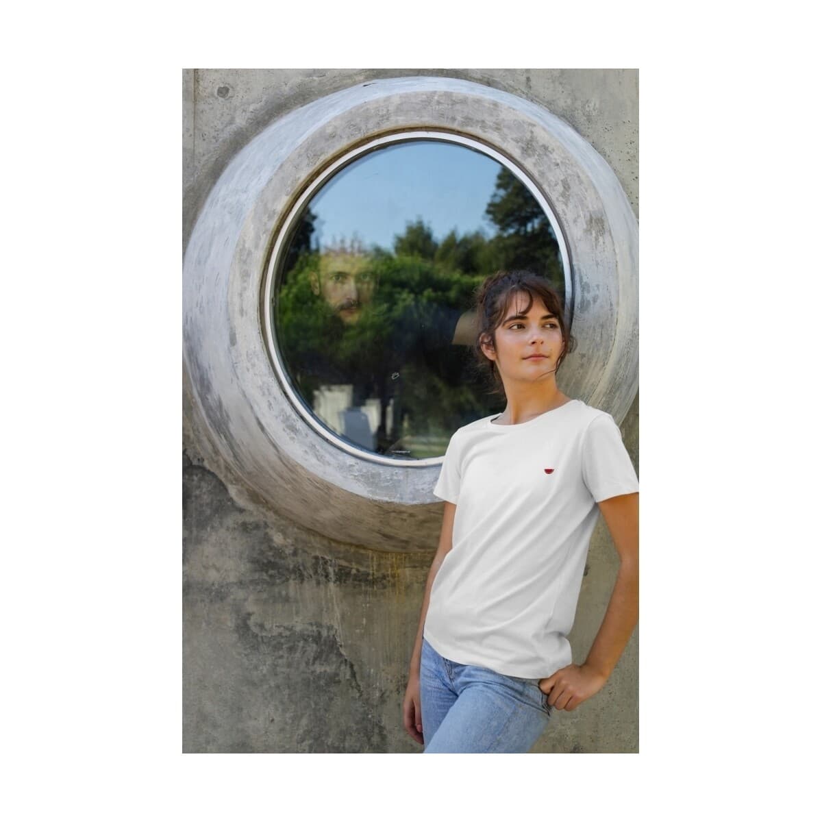 Men's T-Shirts Organic Monkey White