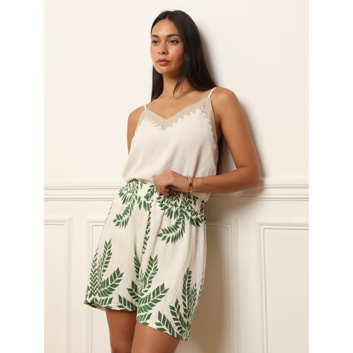 Women's Shorts La Modeuse Beige