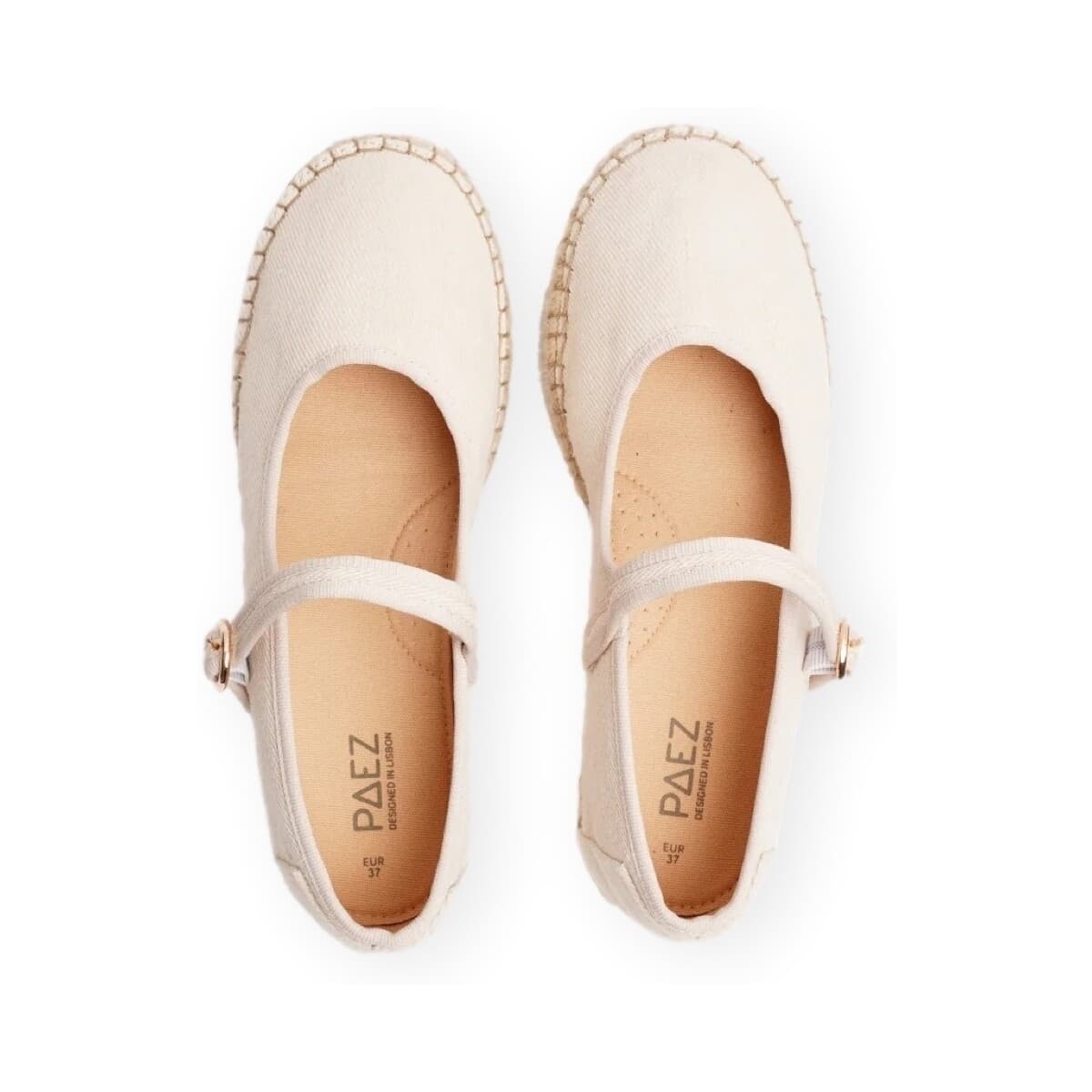Women's Ballet Flats Paez Beige