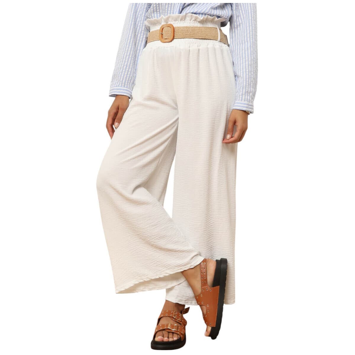 Women's Pants La Modeuse White