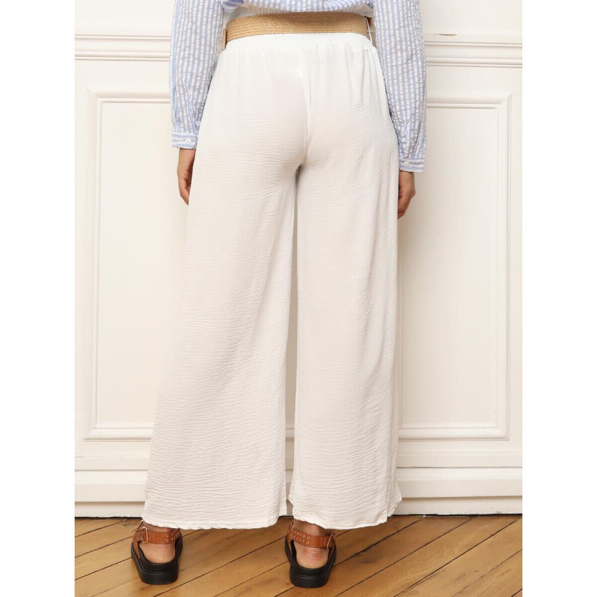 Women's Pants La Modeuse White