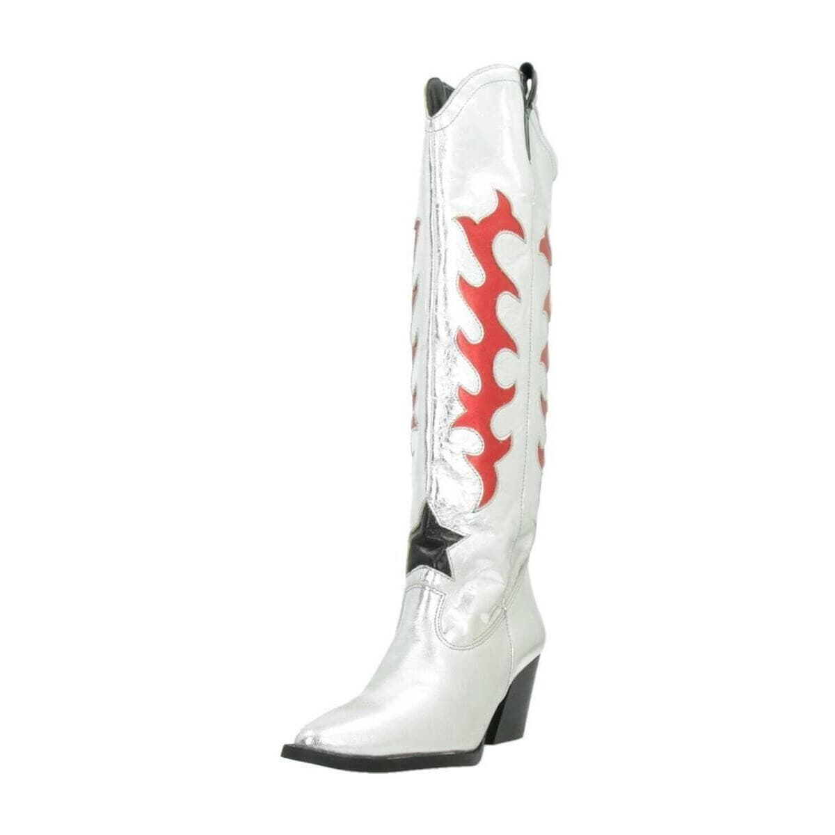 Women's Boots Yellow Silver