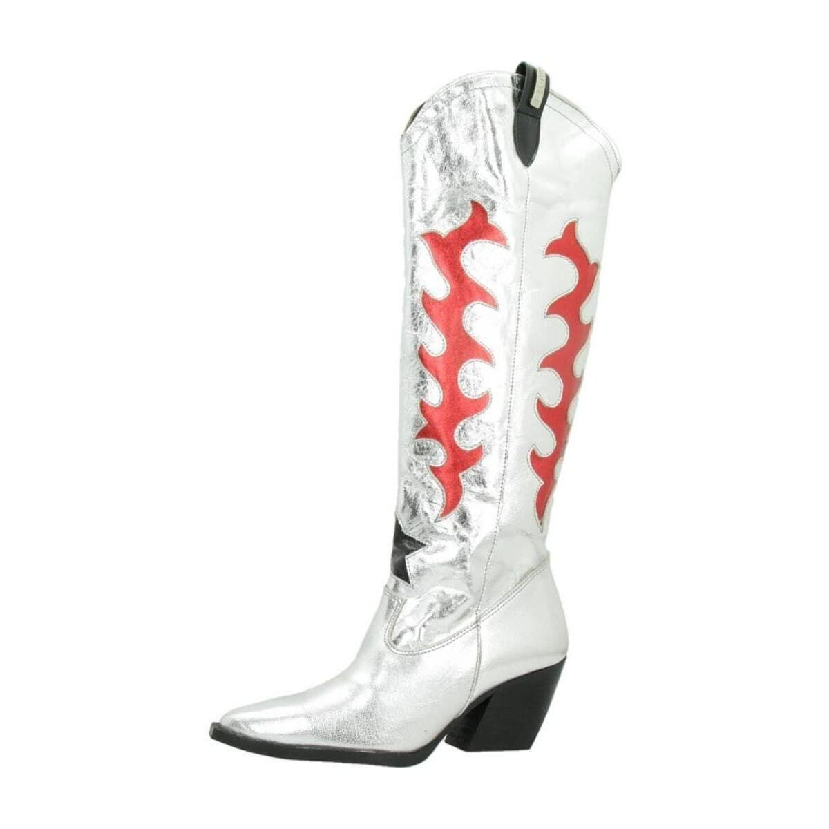 Women's Boots Yellow Silver
