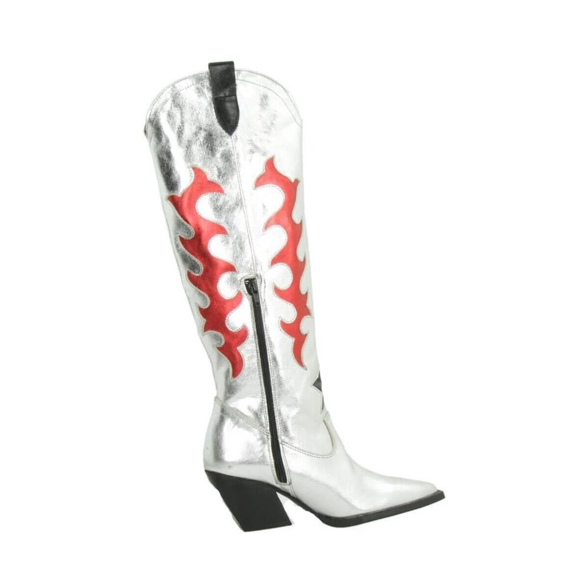 Women's Boots Yellow Silver