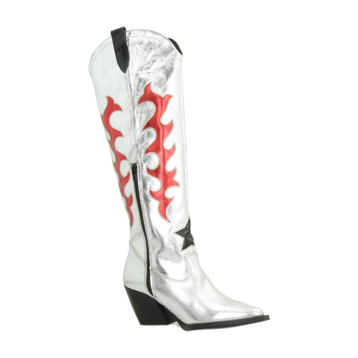 Women's Boots Yellow Silver