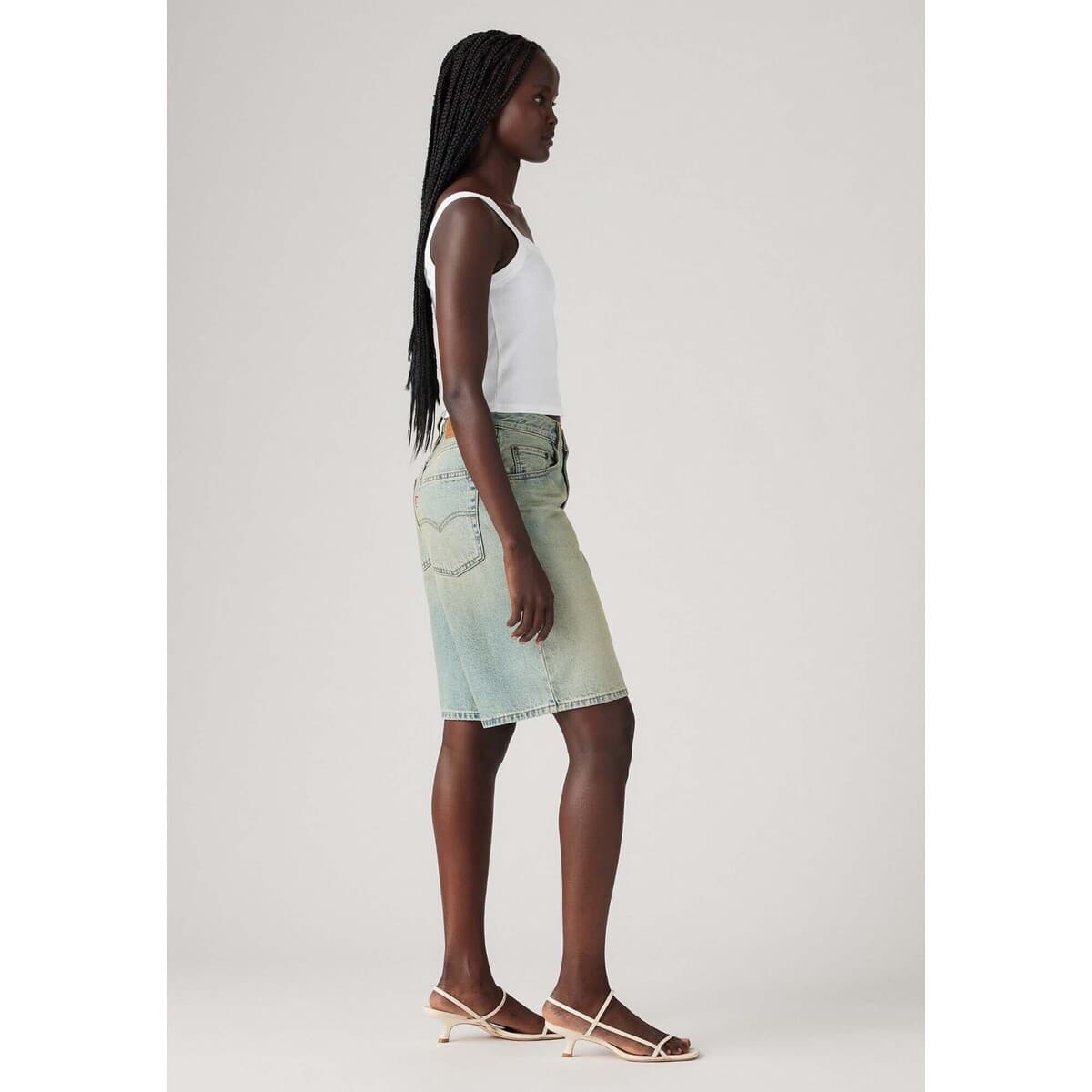 Women's Shorts Levis Gray