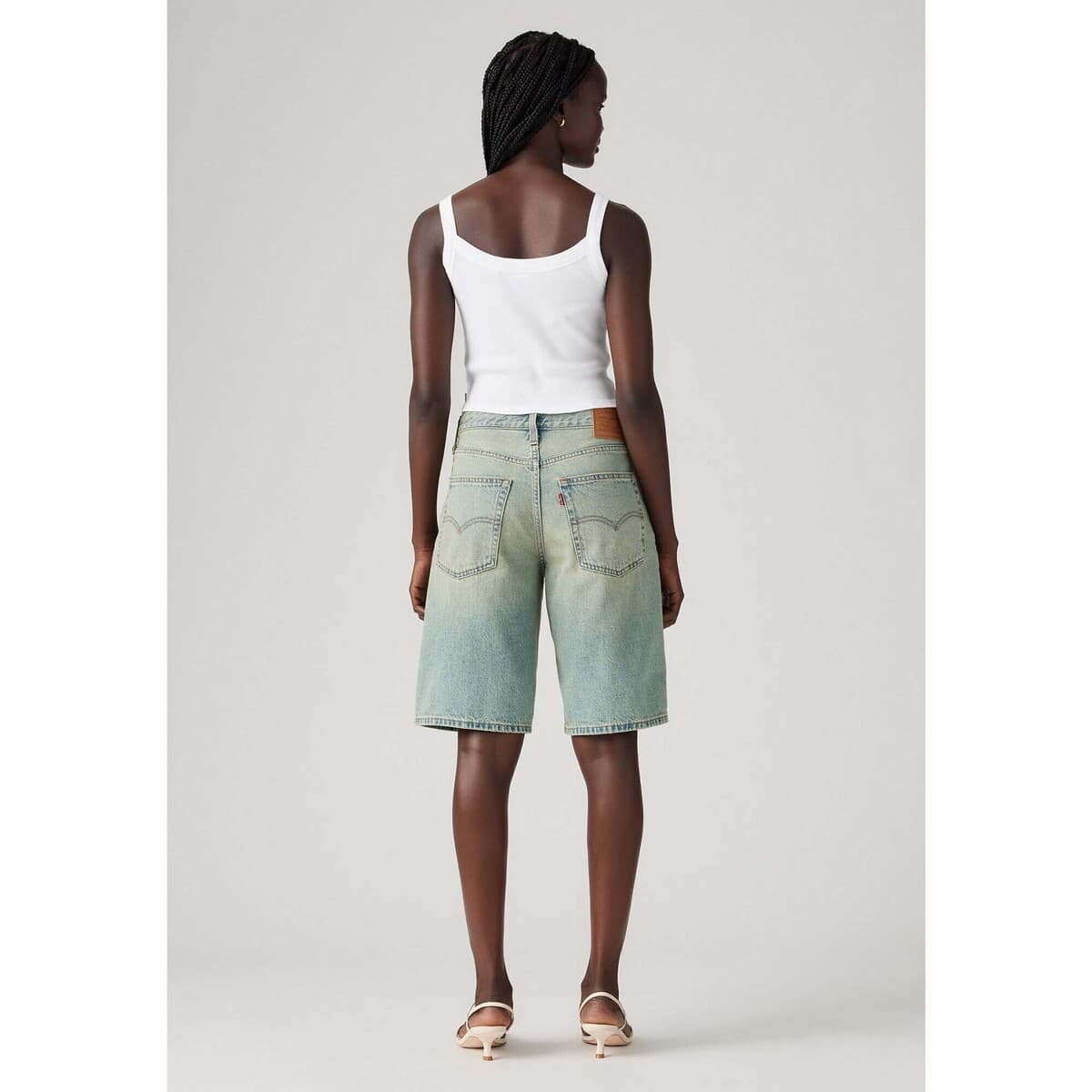 Women's Shorts Levis Gray