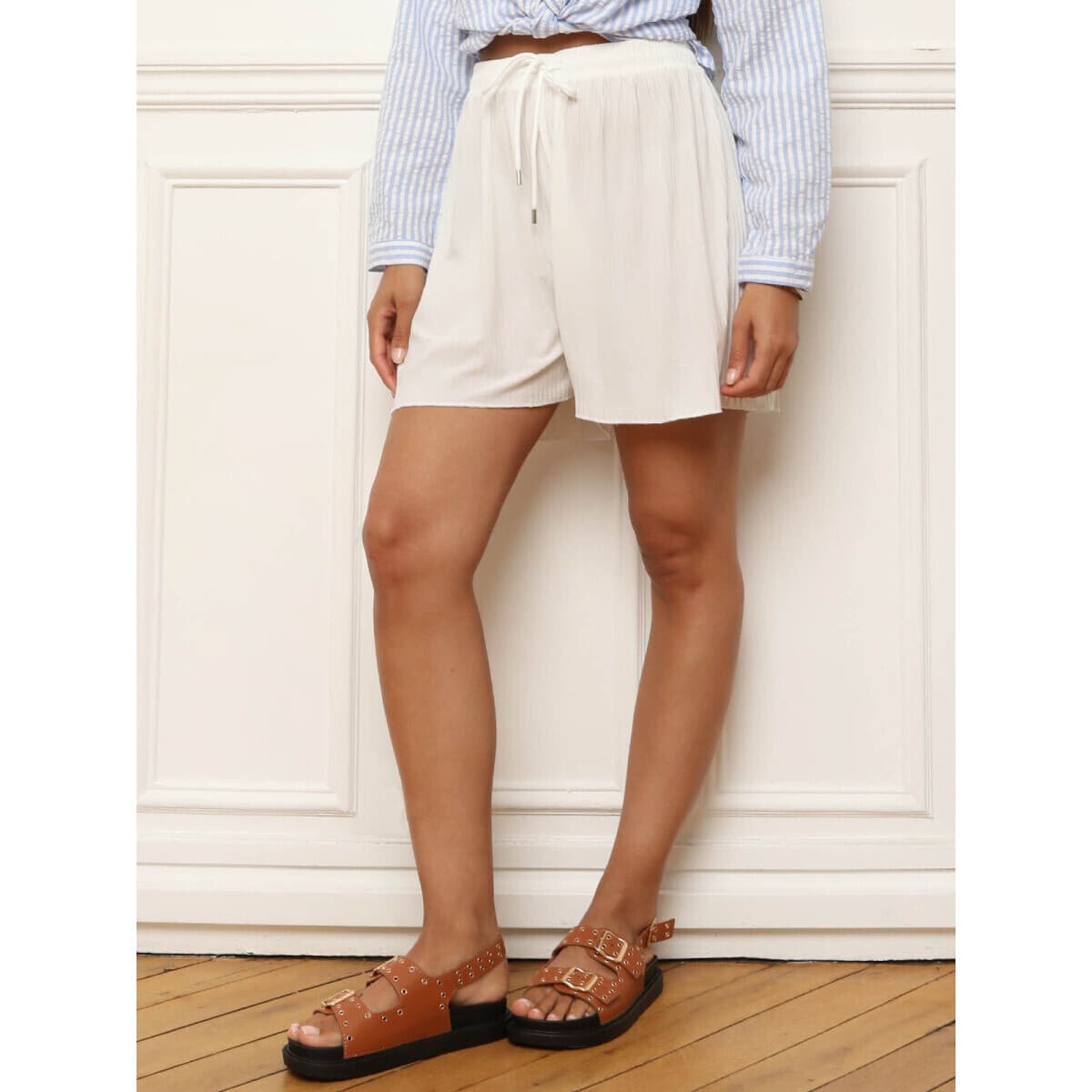 Women's Shorts La Modeuse White