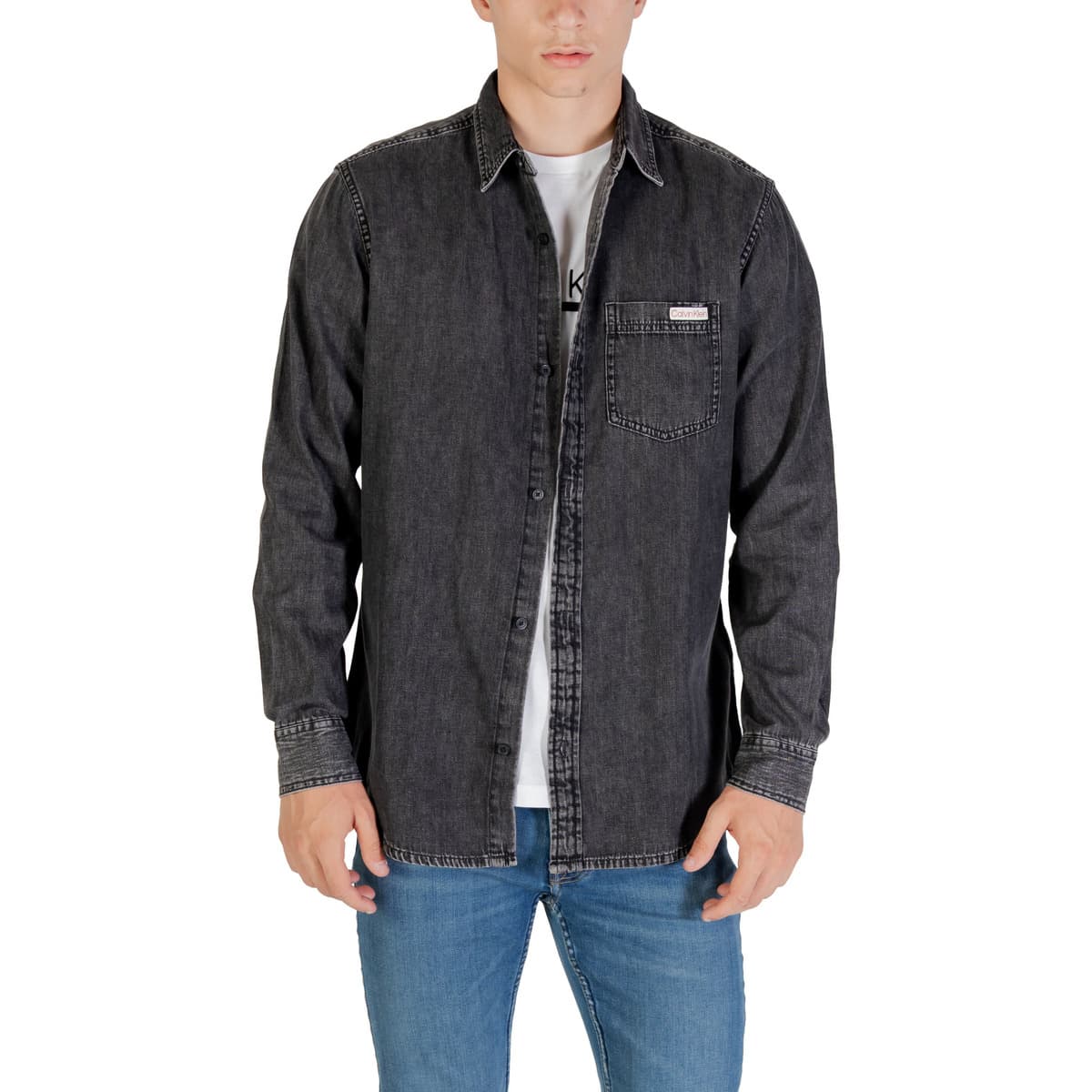 Πουκάμισο με μακριά μανίκια Calvin Klein Jeans CASUAL CLASSIC VAIL LV040BM733