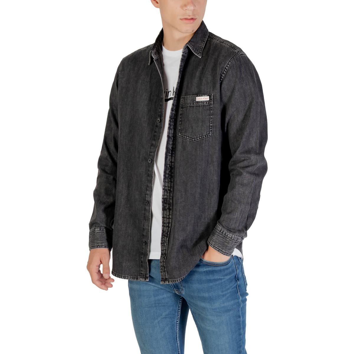 Men's Shirts Calvin Klein Black