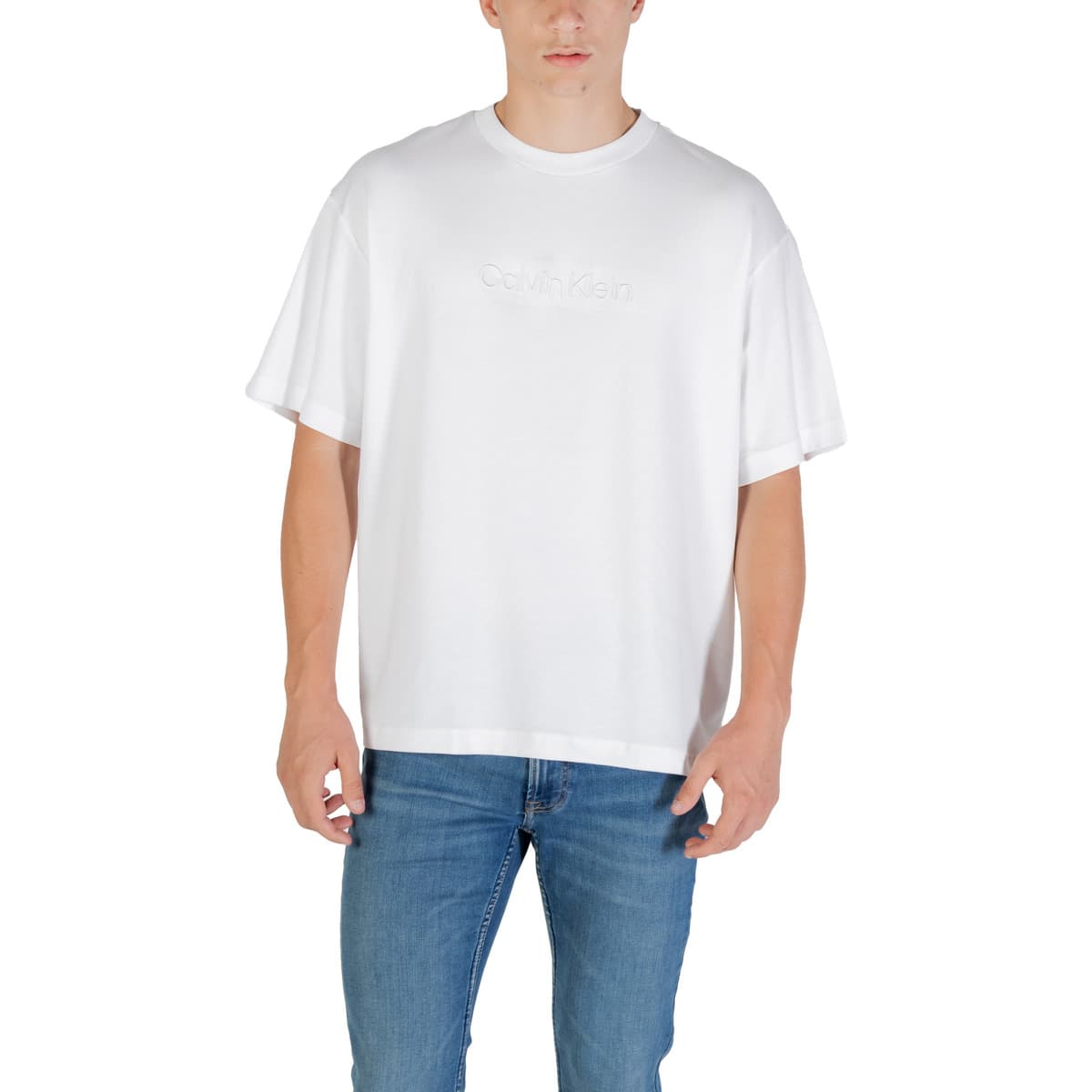 Men's Polo Shirts Calvin Klein White