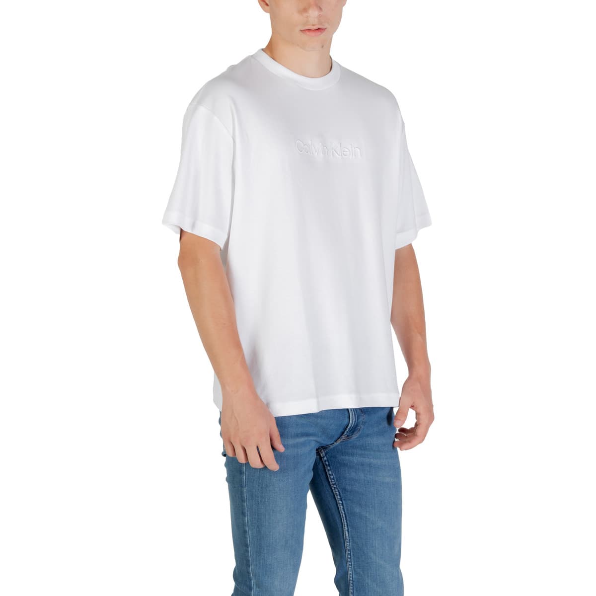 Men's Polo Shirts Calvin Klein White