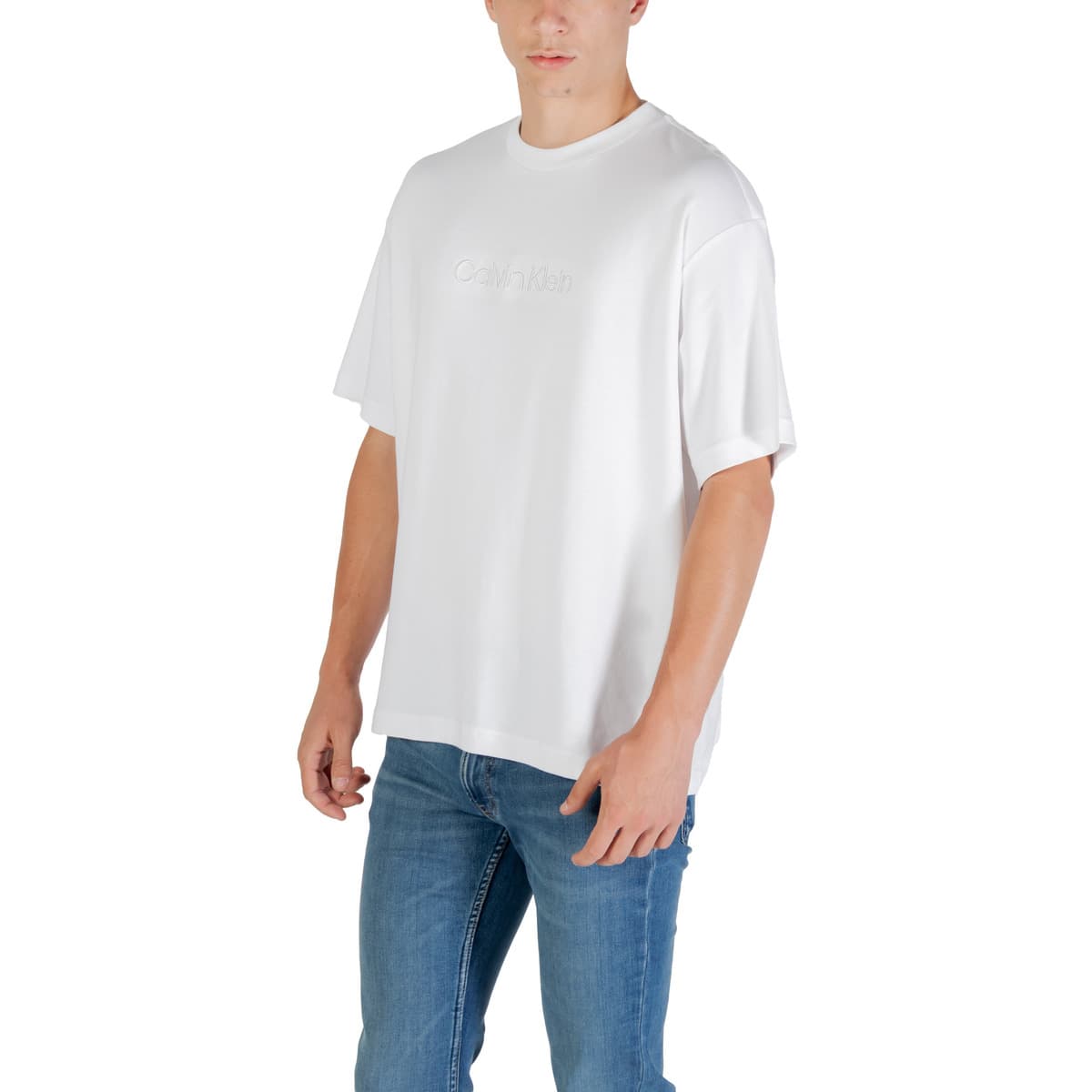 Men's Polo Shirts Calvin Klein White