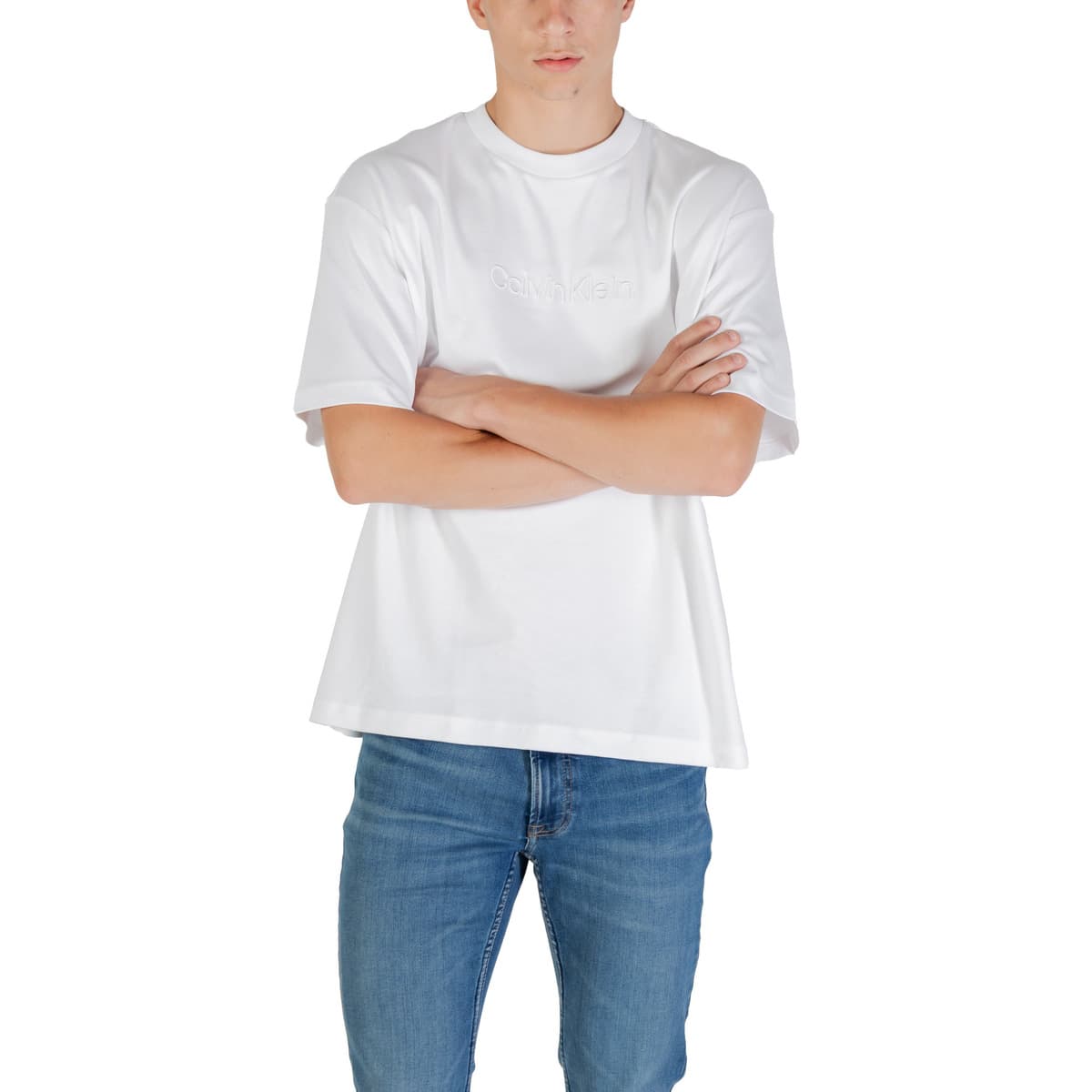 Men's Polo Shirts Calvin Klein White