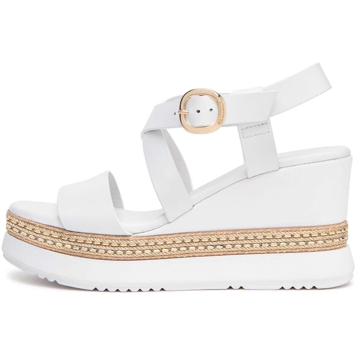 Σανδάλια με πλατφόρμα NeroGiardini Loira Pu.Monod.Bagheria 17