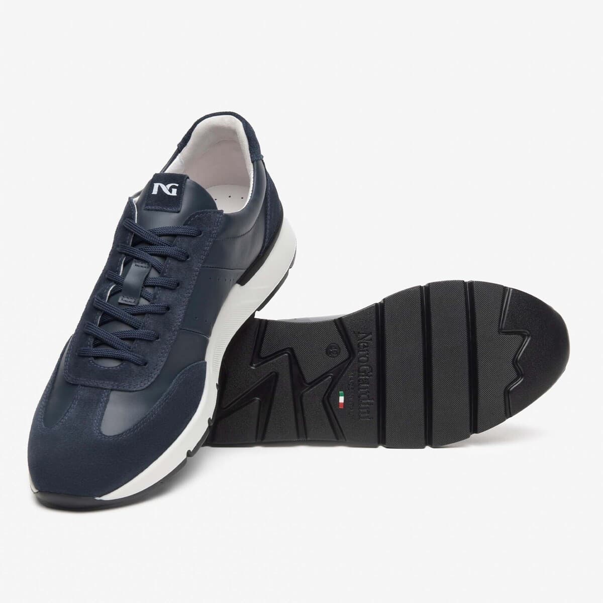 Men's Sneakers NeroGiardini Blue