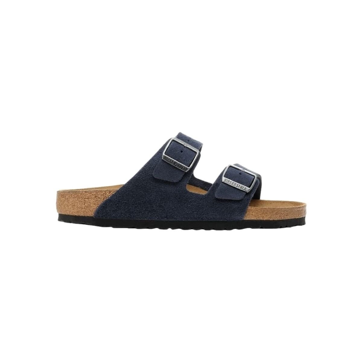 Σανδάλια χωρίς τακούνι BIRKENSTOCK Arizona Suede Leather Narrow - New Navy