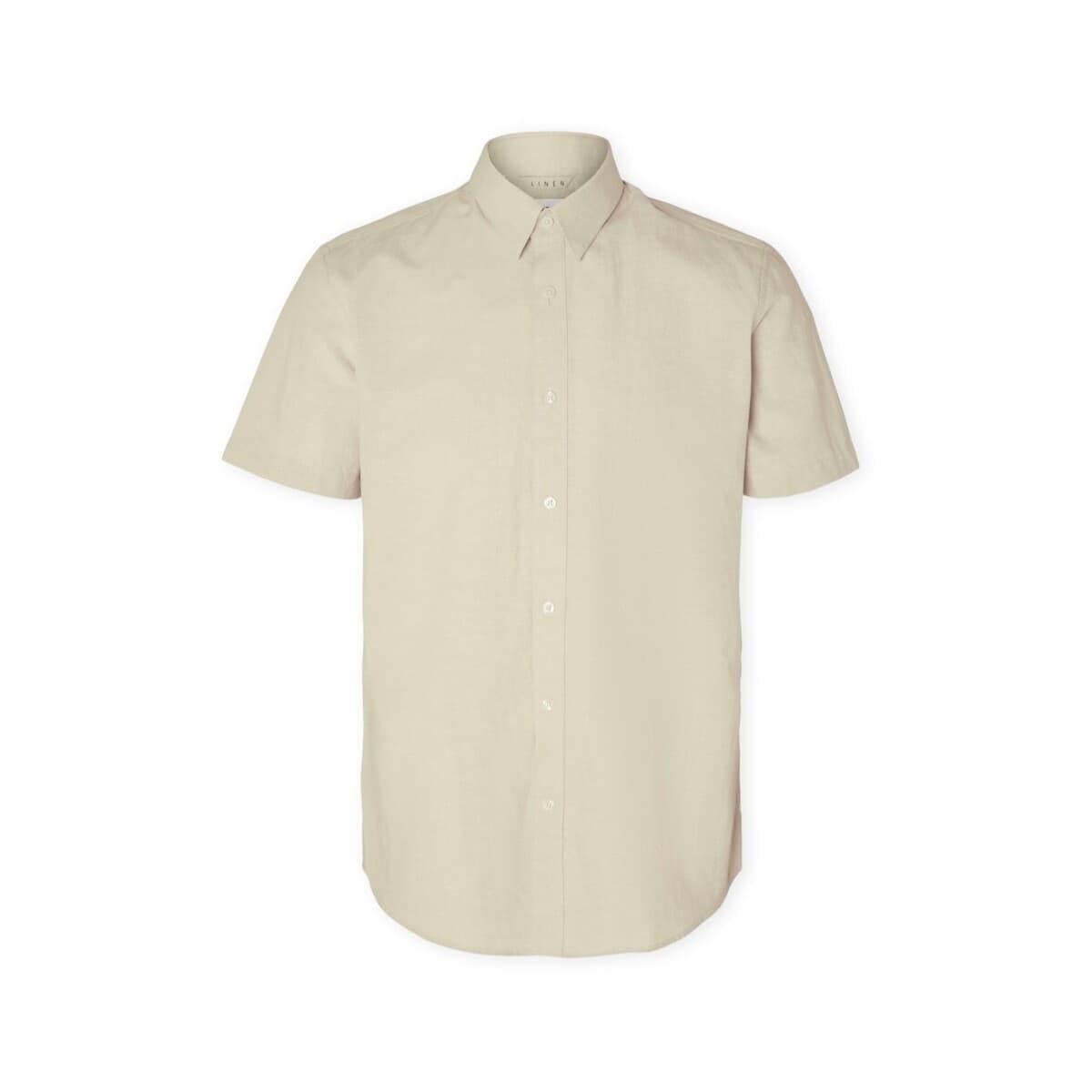 Men's Shirts Selected Beige