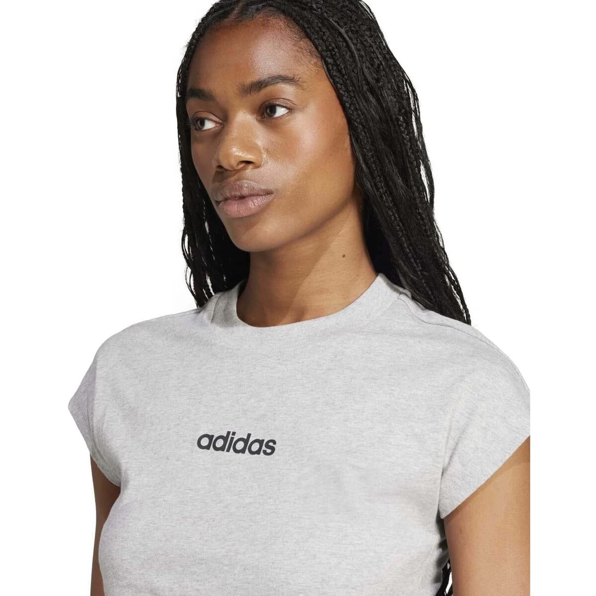 Women's T-Shirts adidas Gray