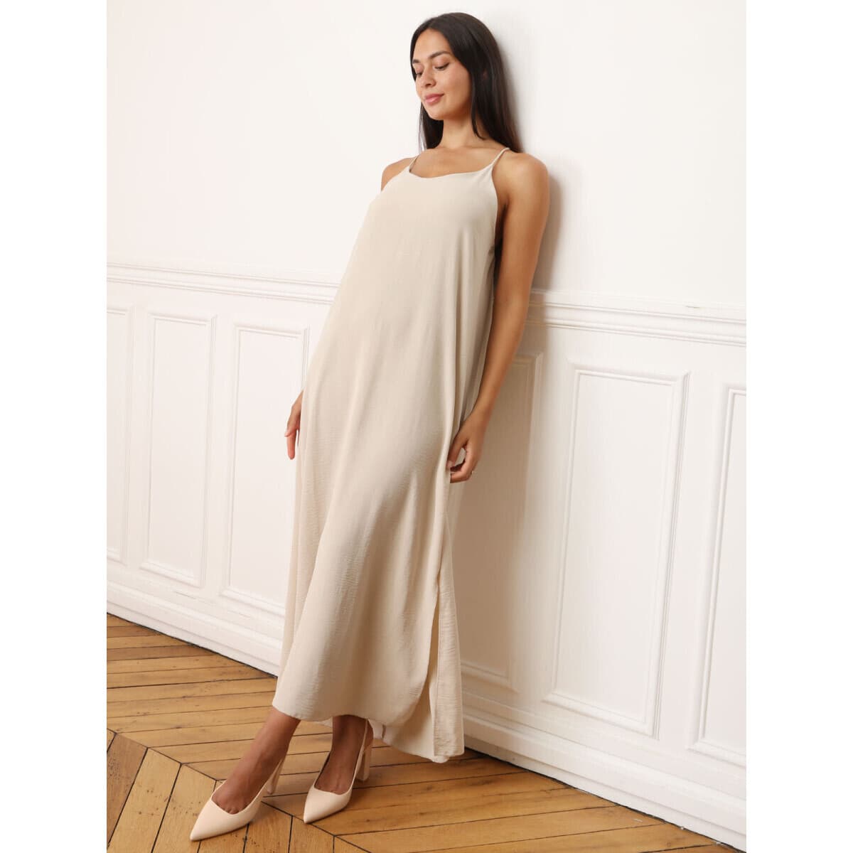 Women's Dresses La Modeuse Beige