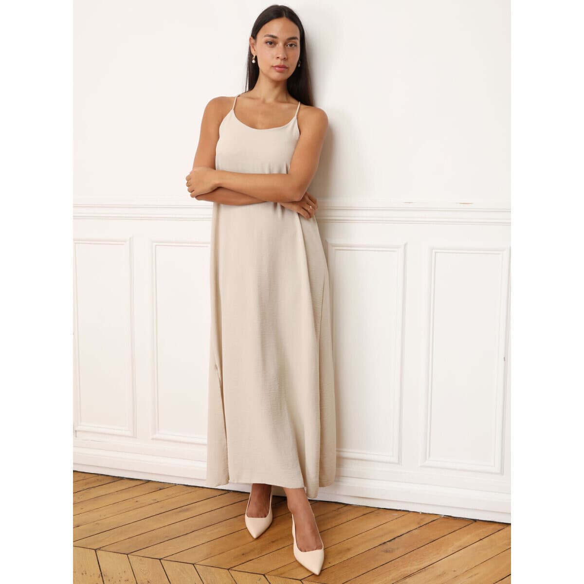 Women's Dresses La Modeuse Beige