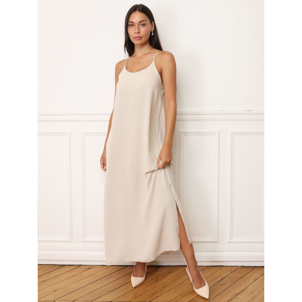 Women's Dresses La Modeuse Beige