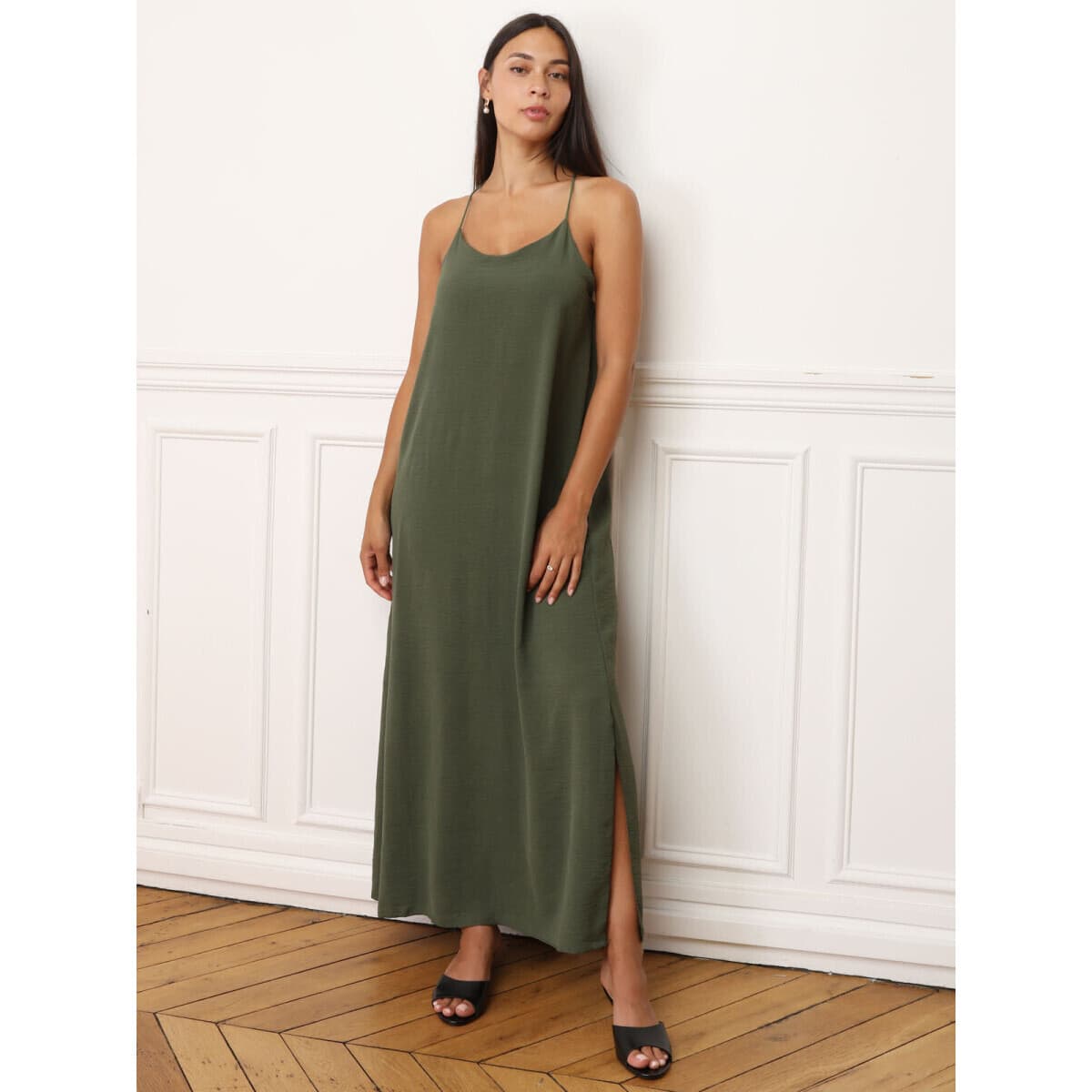 Women's Dresses La Modeuse Khaki