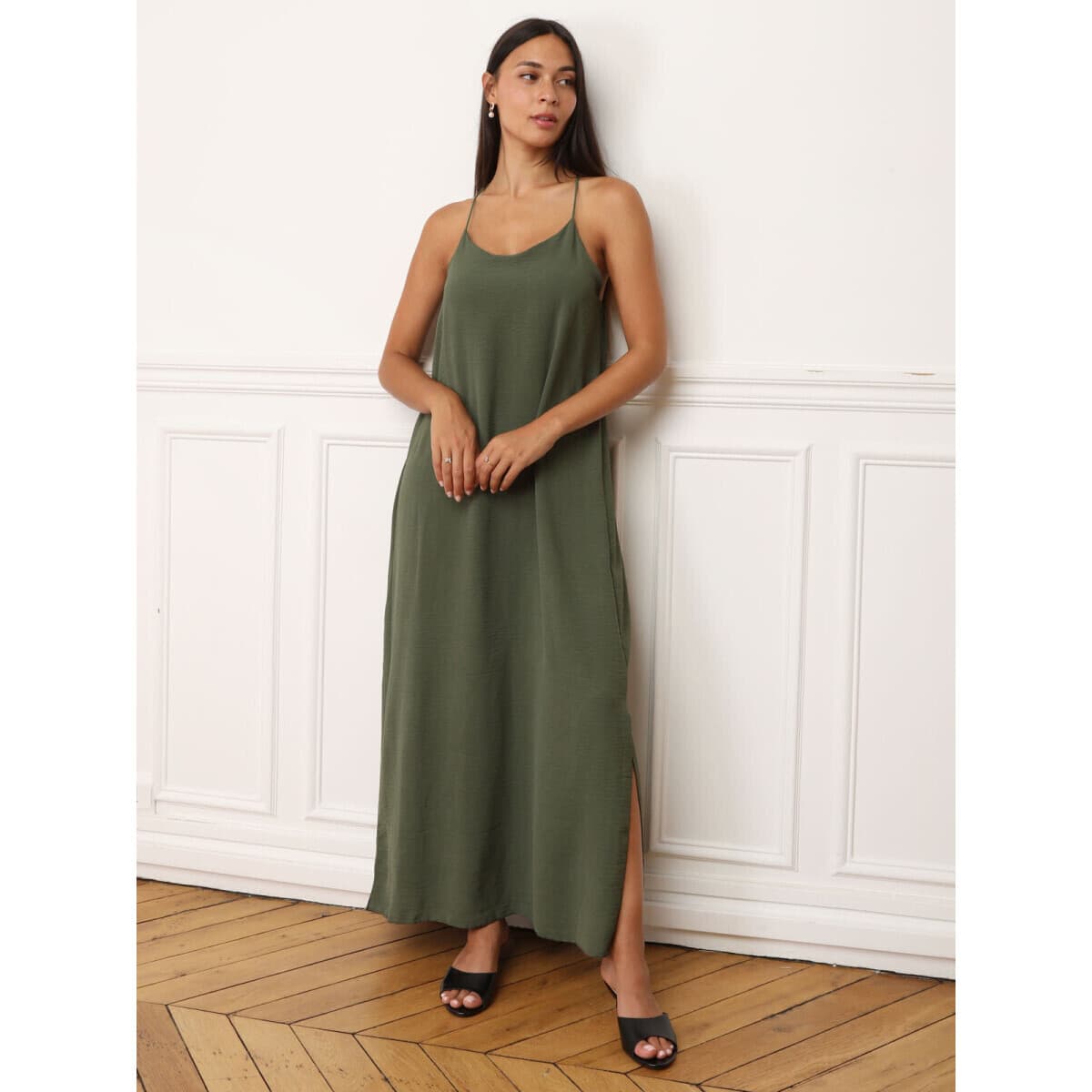Women's Dresses La Modeuse Khaki