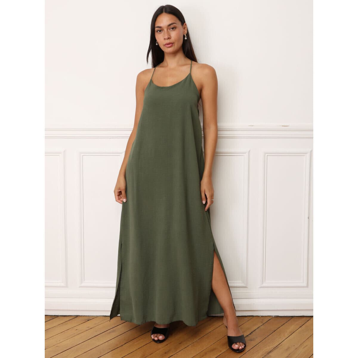 Women's Dresses La Modeuse Khaki
