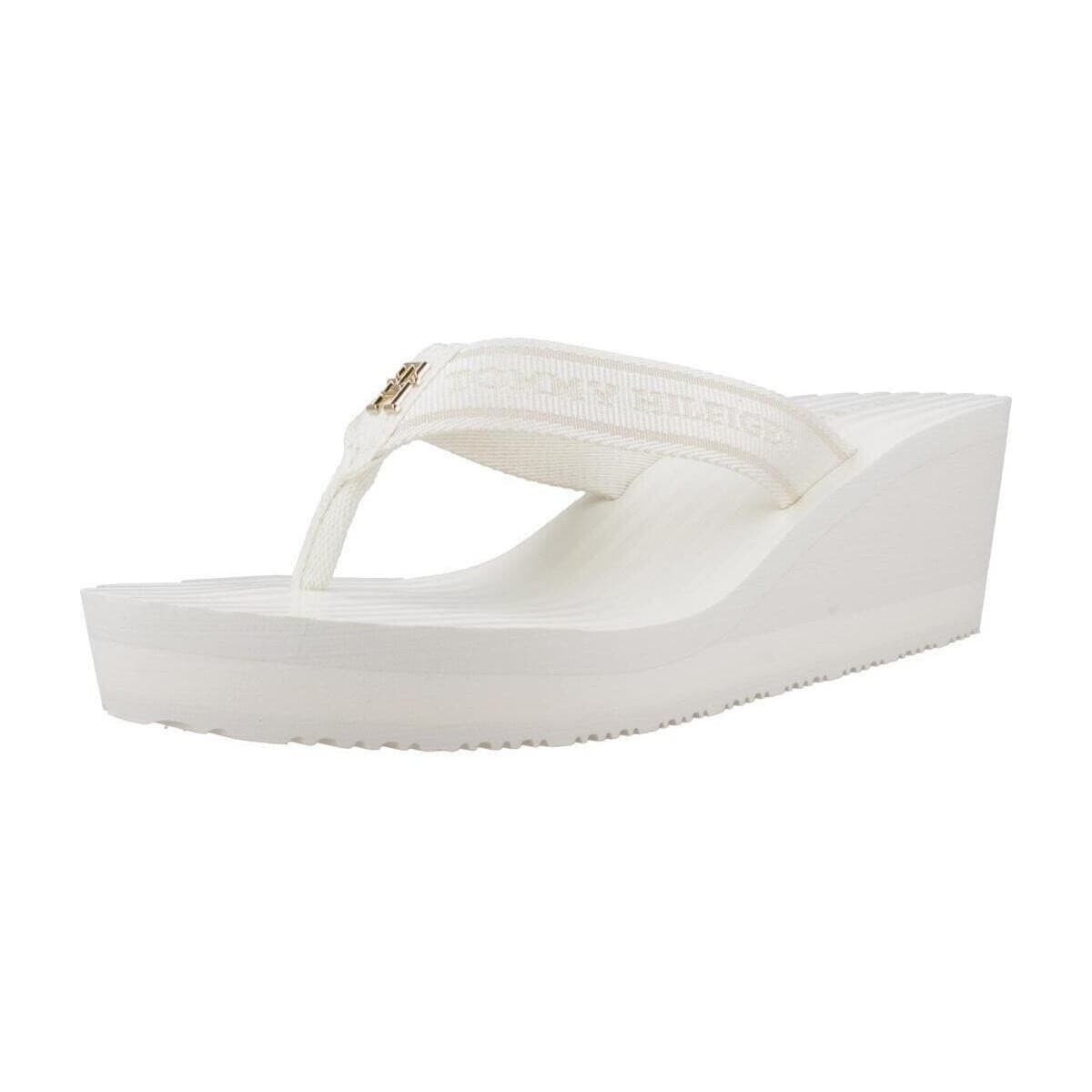 Women's Flip Flops Tommy Hilfiger White
