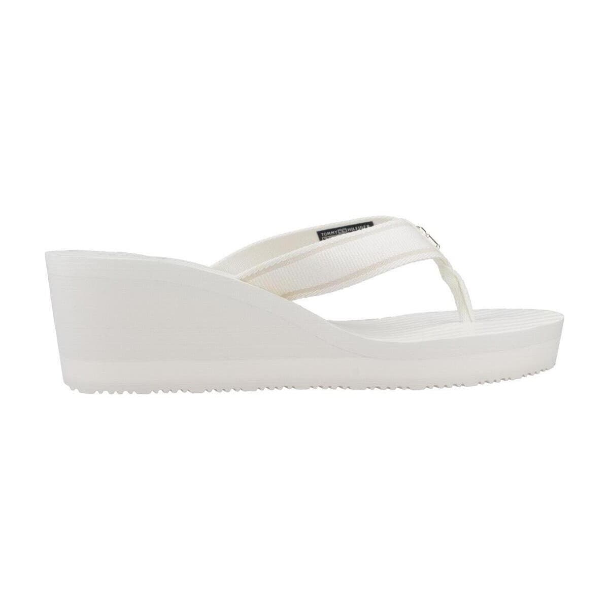 Women's Flip Flops Tommy Hilfiger White