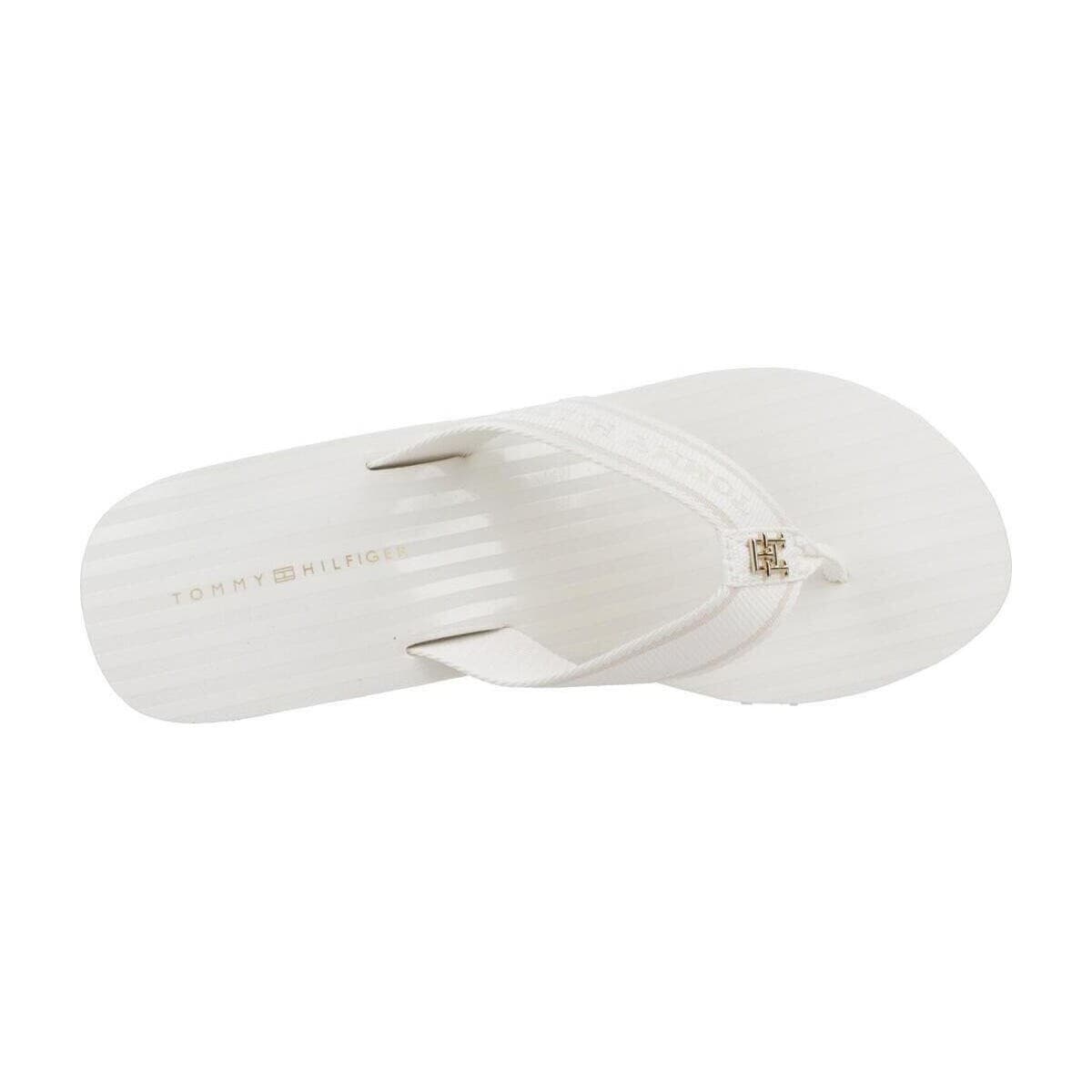 Women's Flip Flops Tommy Hilfiger White