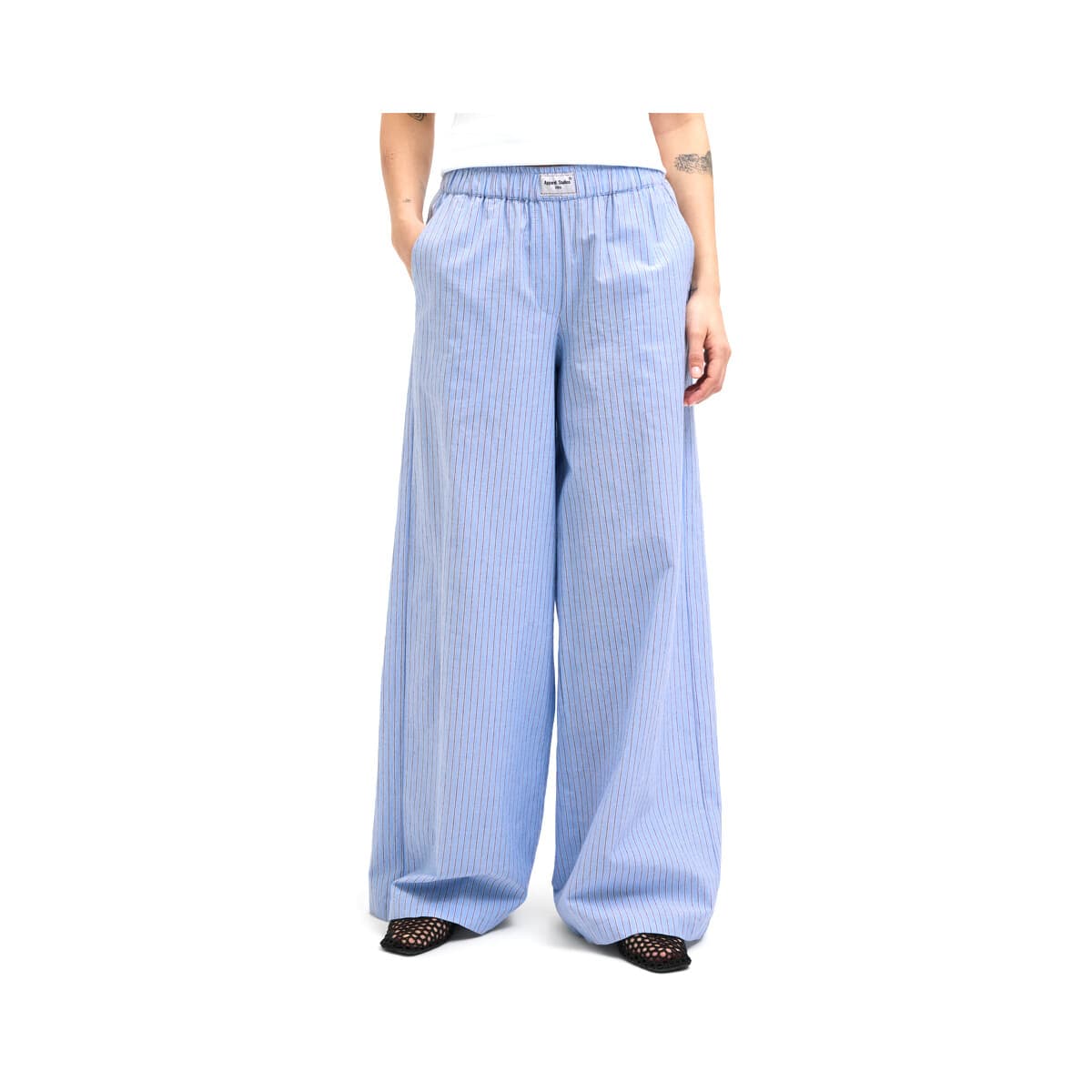 Jxjulia Striped Mid Waist Loose Fit Pants Women Jjxx