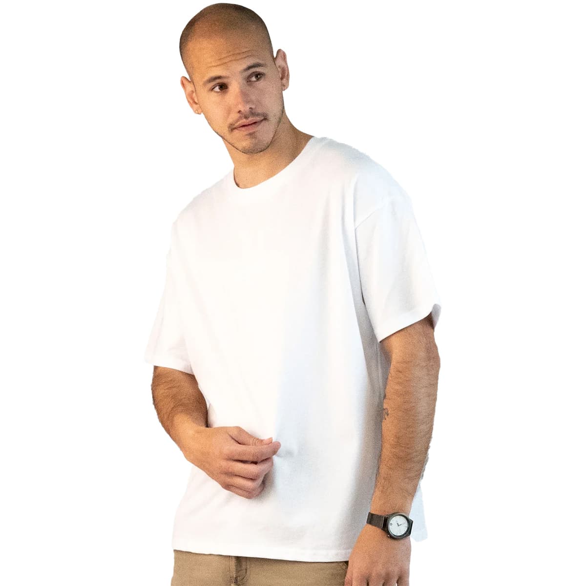 T-shirt με κοντά μανίκια Superb 1982 3900-WHITE