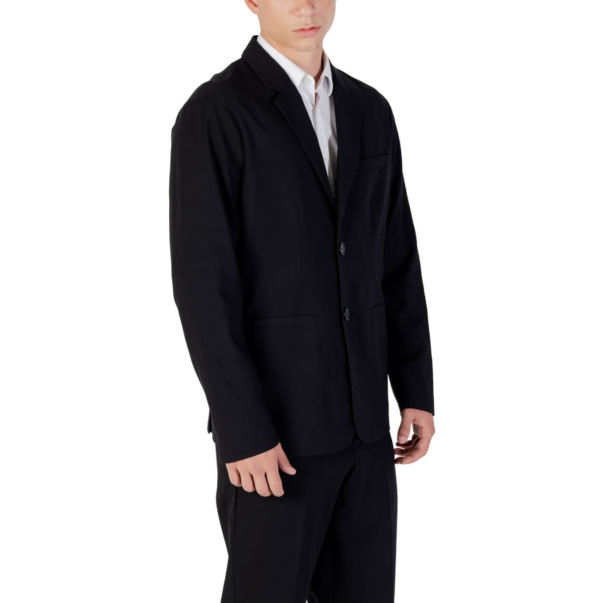 Men's Blazers EAX Black