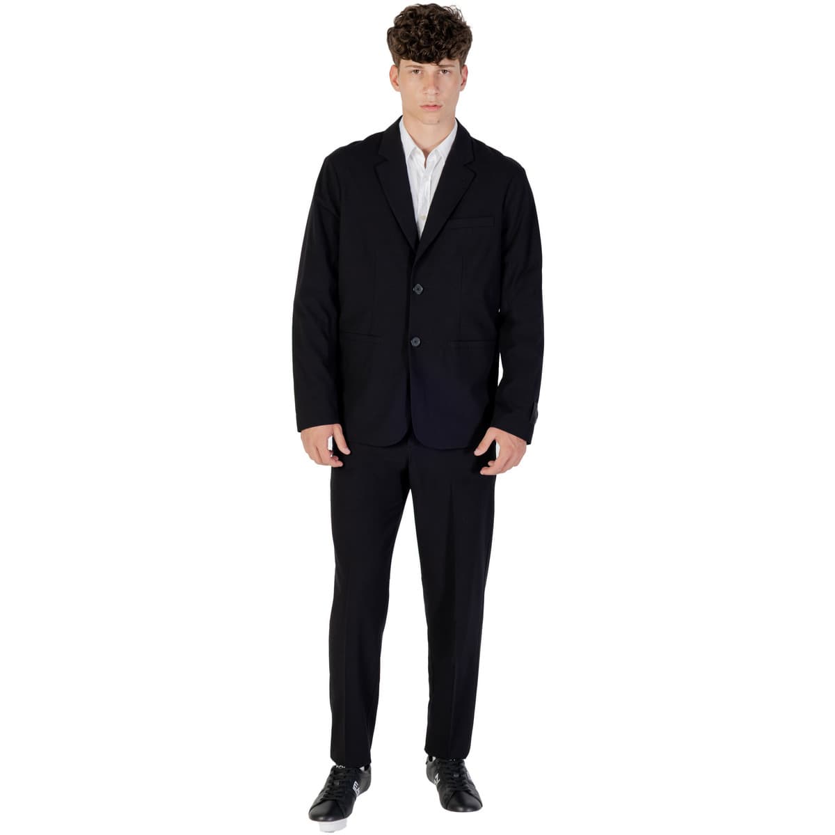 Men's Blazers EAX Black