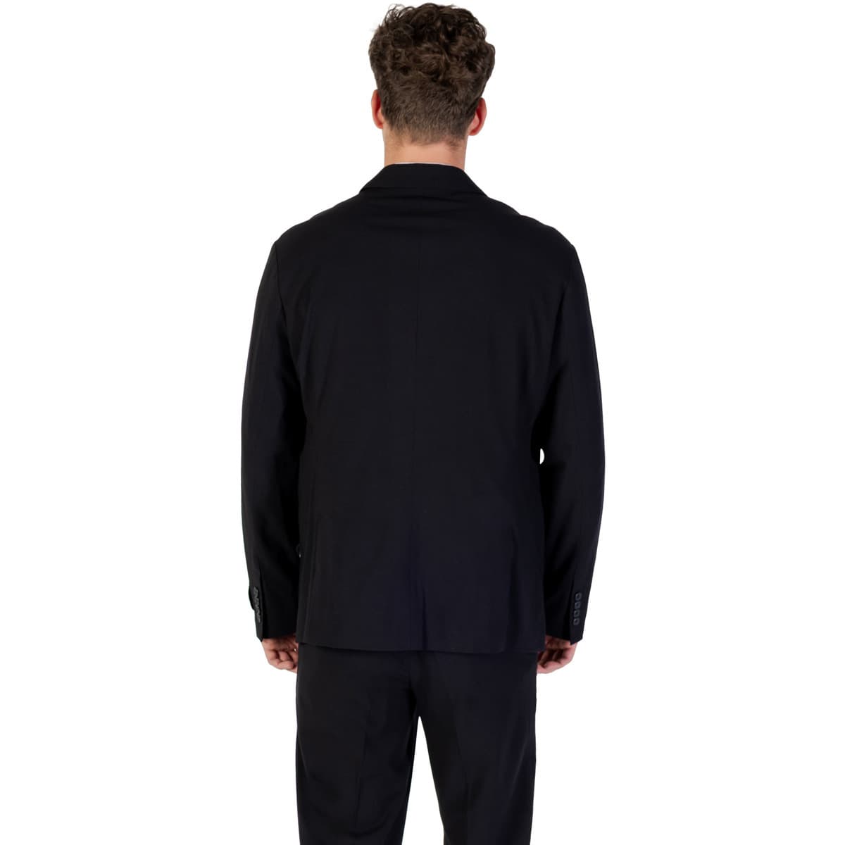 Men's Blazers EAX Black