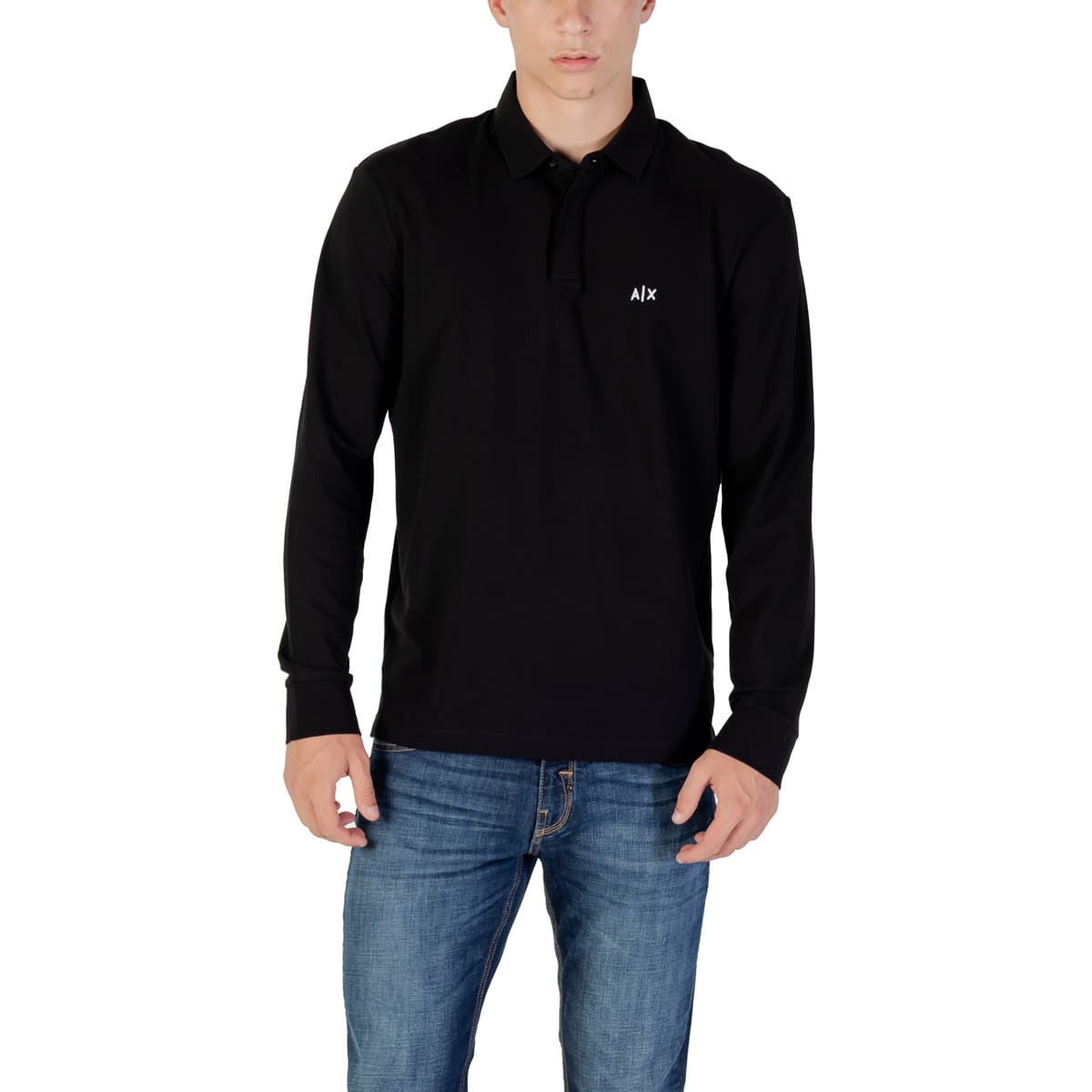 Men's Polo Shirts EAX Black