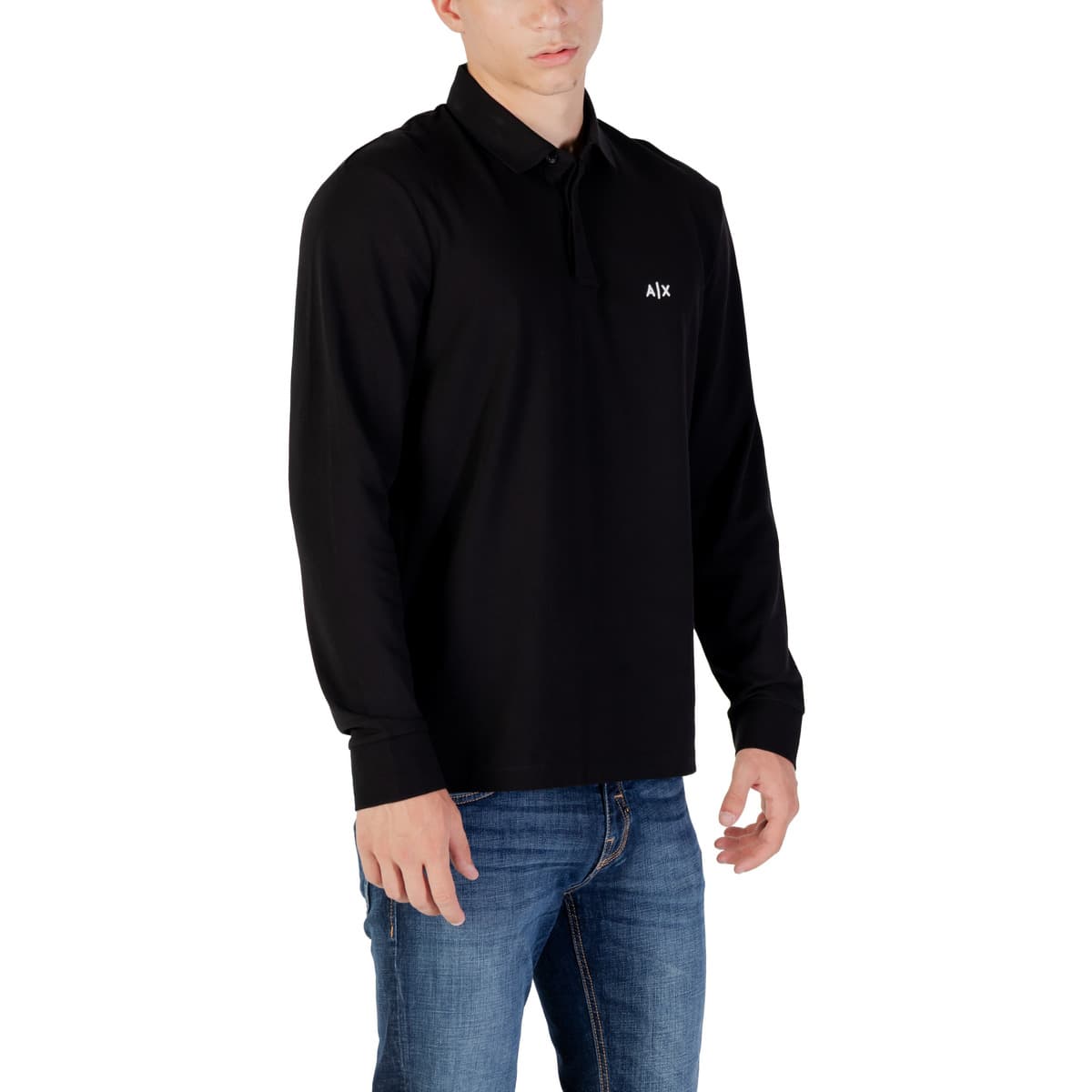 Men's Polo Shirts EAX Black