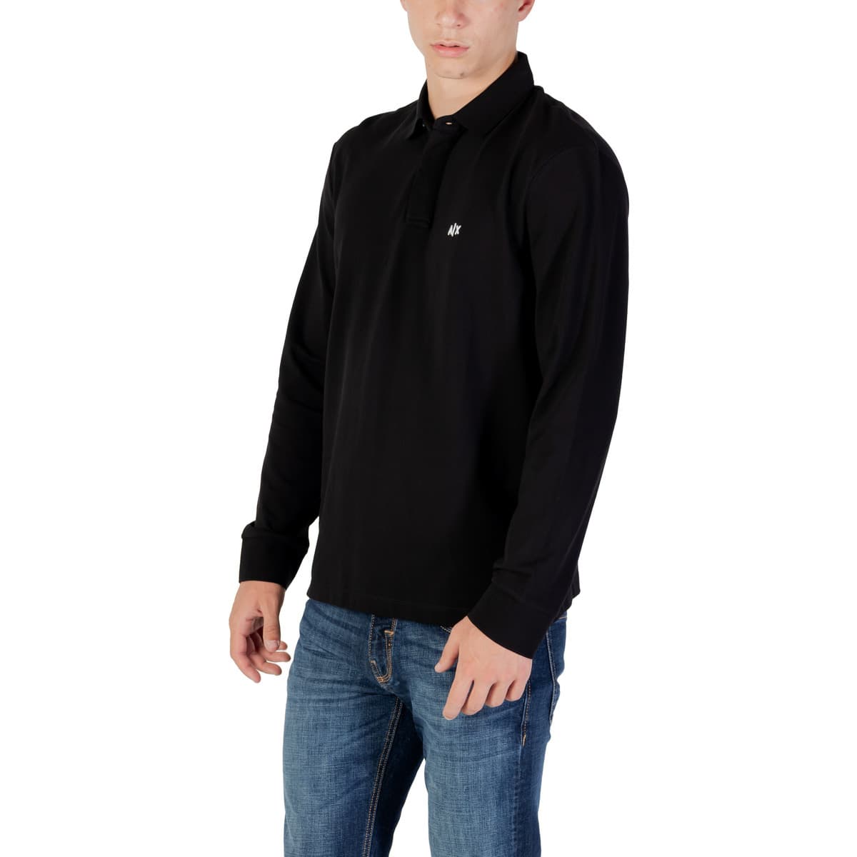 Men's Polo Shirts EAX Black