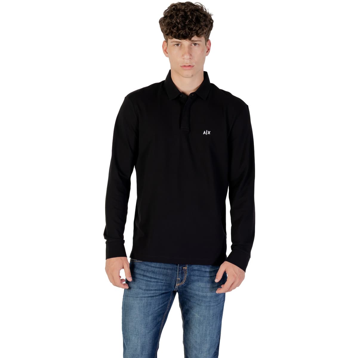 Men's Polo Shirts EAX Black