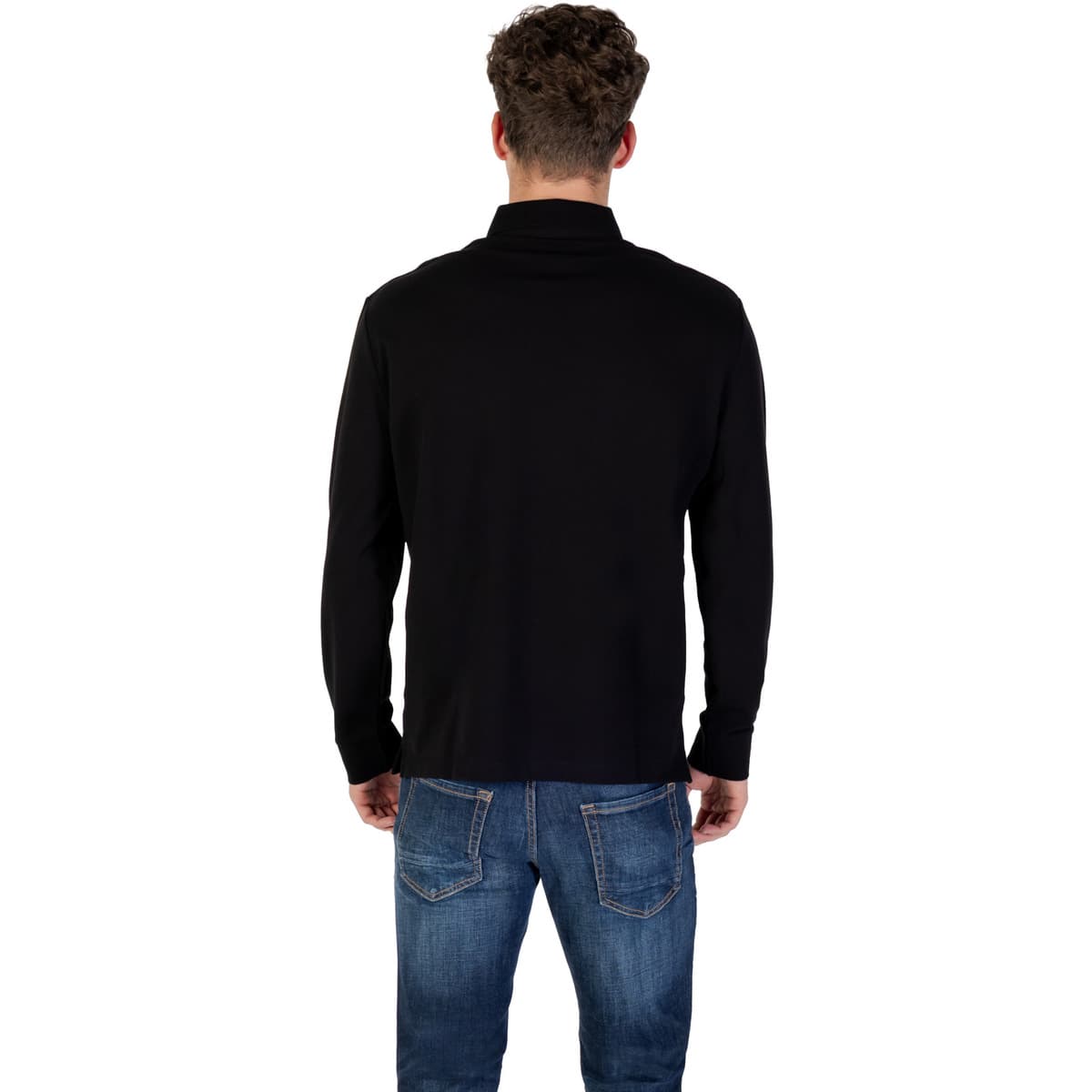 Men's Polo Shirts EAX Black